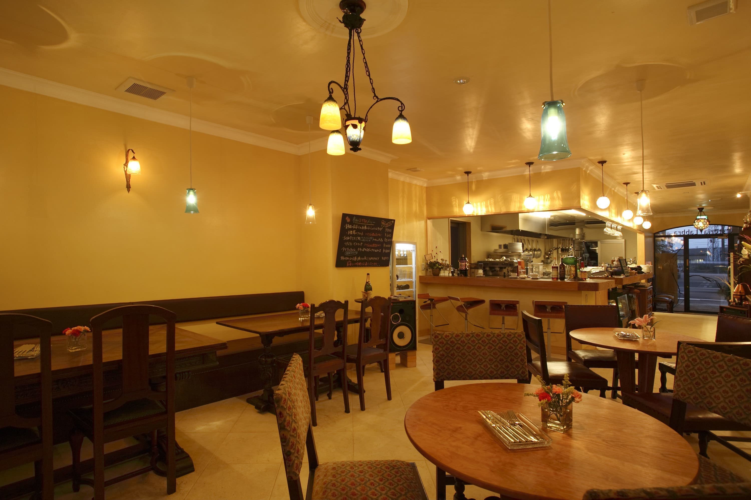 オステリアラブラ店内の様子